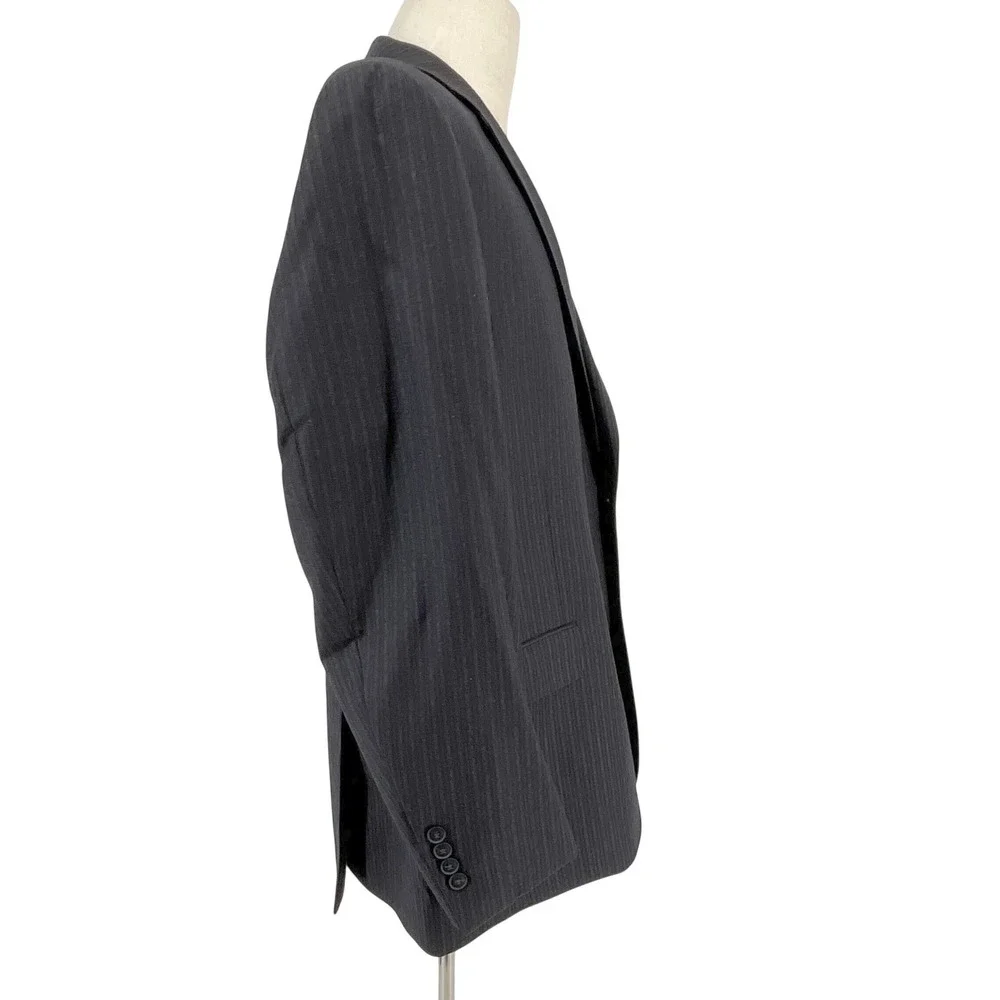 Jos. A. Bank Joseph Mens 46R Wool Suit Jacket‎ Navy Pinstripe 2 Button Blazer
